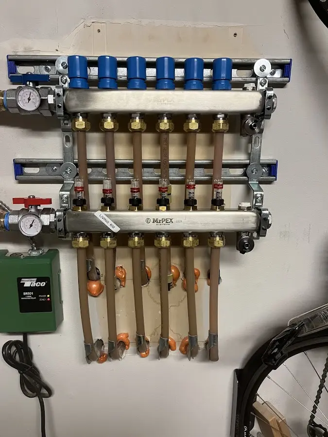 Plumber performing Leak Detection at a residential property in Bellefonte